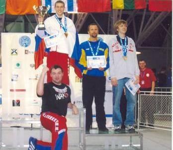 Евгений Майер - Чемпион Мира 2005, на 3-ем месте швед и украинец.,ставший Чемпионом Европы-2006 в отсутствии Е. Майера